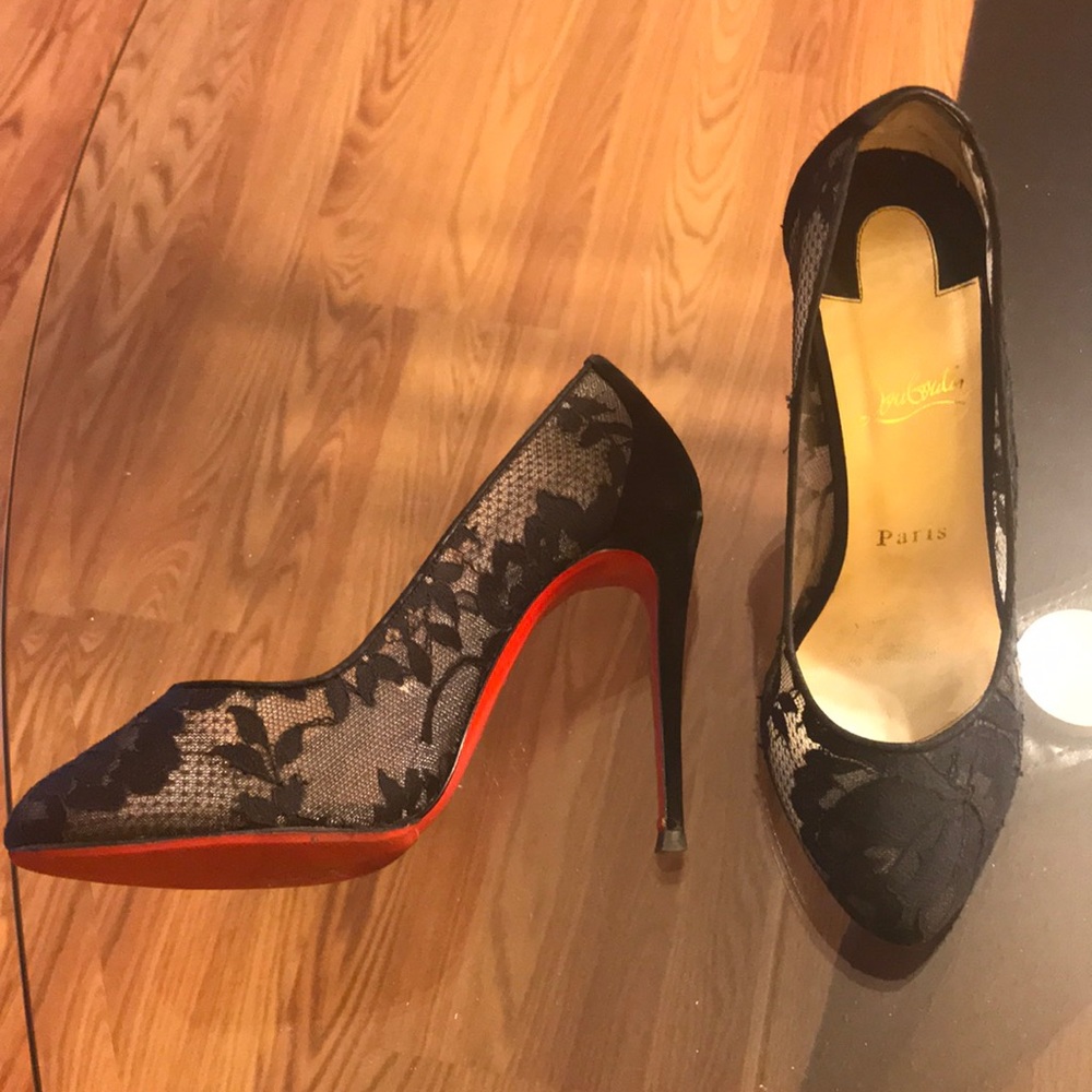 *sold* loubs dorissima dentelle lace 37
